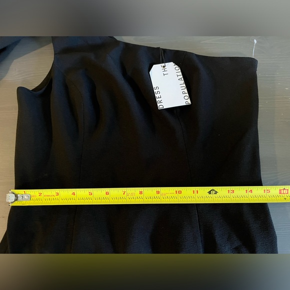 Dress The Population Tiffany One Shoulder Sheath Dress NWT - Picture 10 of 13